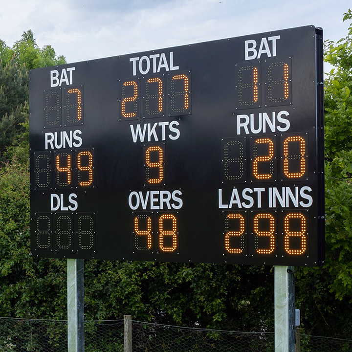 Digital cricket scoreboard